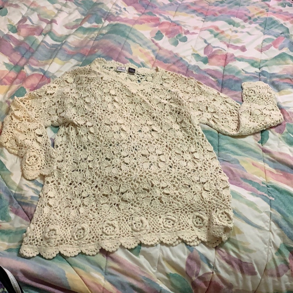 Crochet sweater